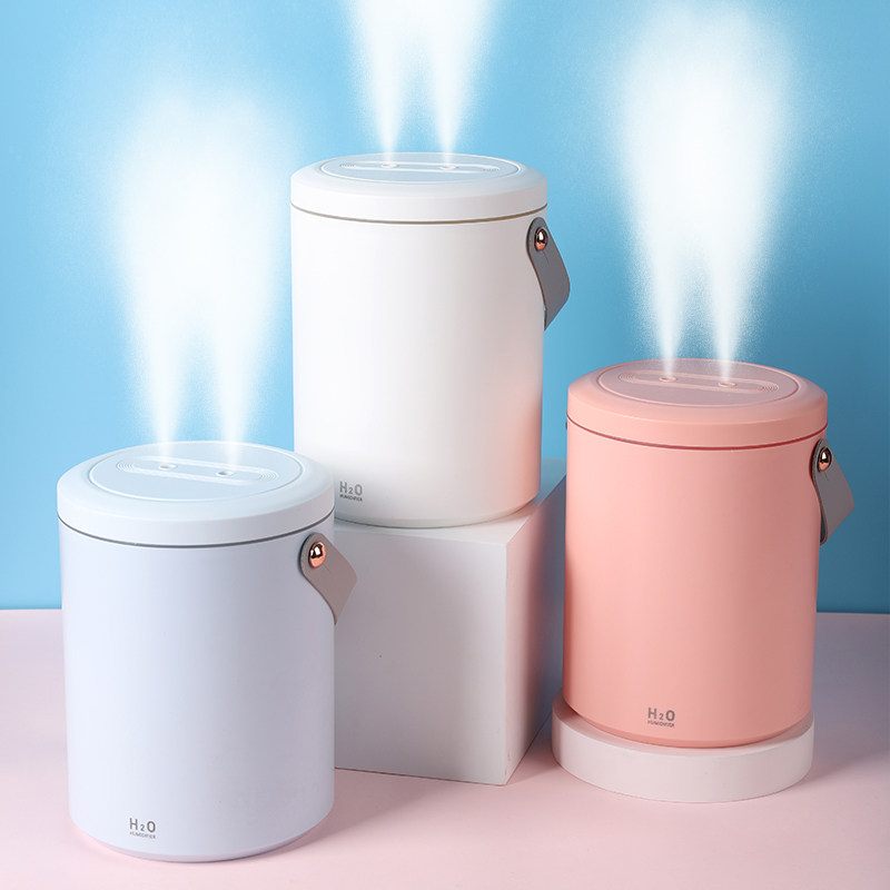 3L双喷加湿器夏天空调干燥usb家用卧室办公室桌面小型空气化香薰机精油补水喷雾器孕妇婴儿便携大容量喷雾机