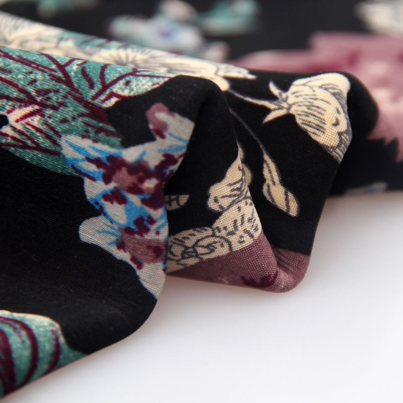 中老年人妈妈秋冬装宽松保暖花裤子 桃花谣打底裤