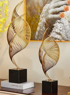 风声水起摆件金属海螺家居客厅电视柜酒柜摆设装饰品玄关高档欧式