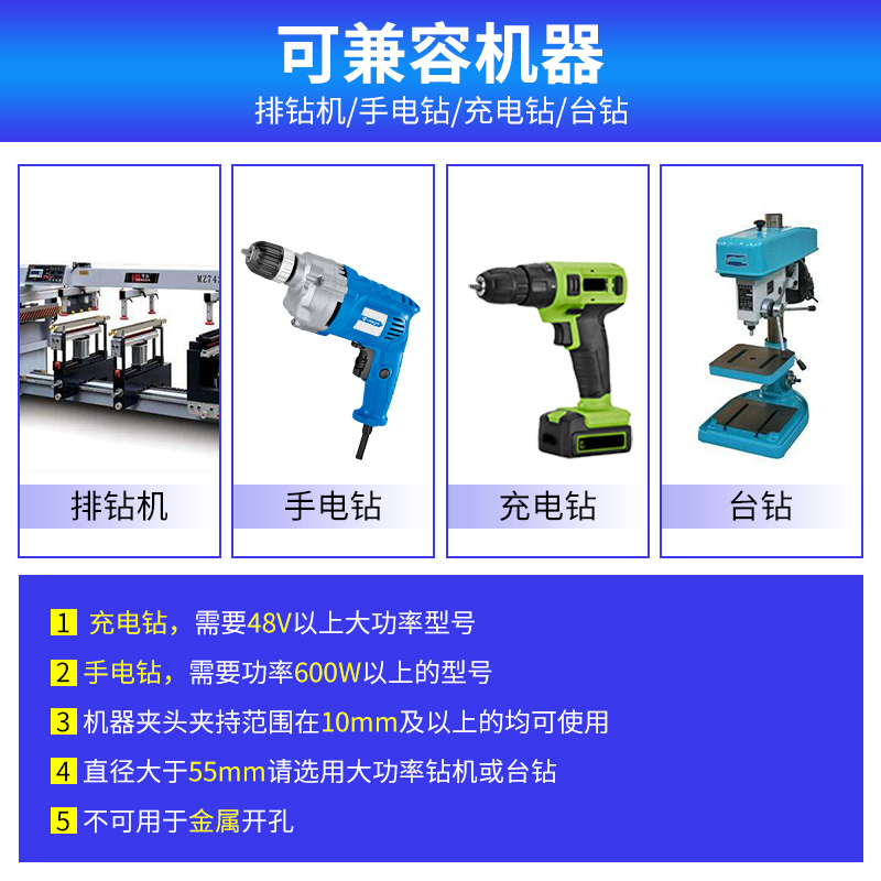 铰链开孔器木板带限位橱柜门柜门专用木工板飞机合页定位钻头35mm