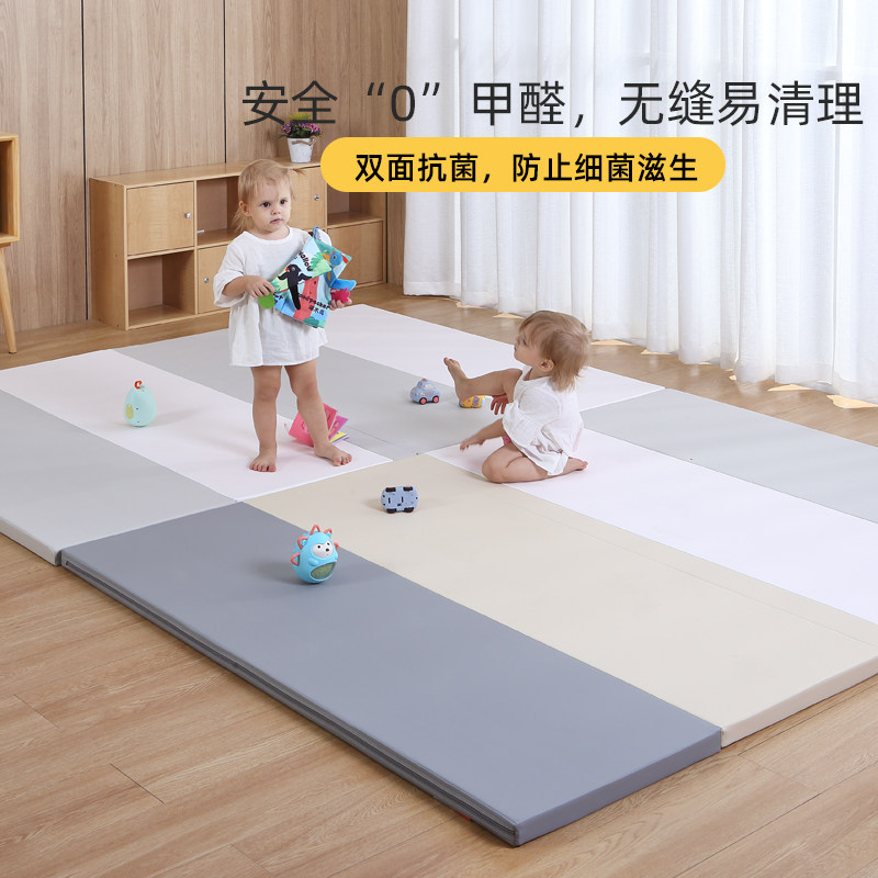 库林亚无缝折叠xpe抗菌无毒爬行垫 库林亚爬行垫