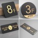 Customized house number plate for home room apartment