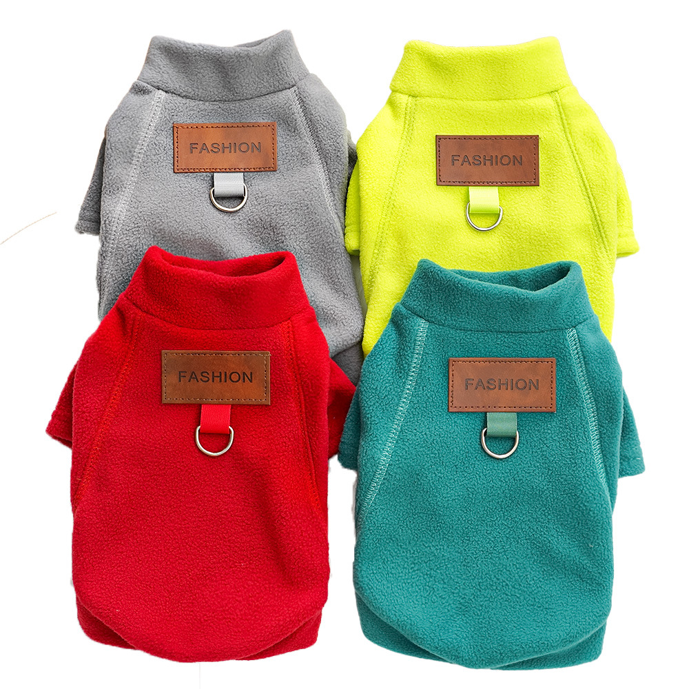 法斗专用狗狗衣服可牵引小型犬秋冬天穿的棉衣秋冬季卫衣加绒保暖 - 图3