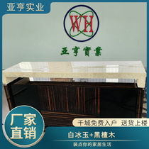 Light Extravagant Minimalist Marble Dining Cabinet Modern Minima Close To Wall Bowls Tray Cabinet Dining Room Multifunction Storage Marble Genguan