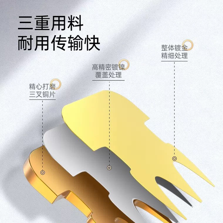 胜为超五类六类水晶头百兆3U网线插头rj45网络对接头100个/盒 - 图1