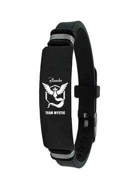 宝可梦周边手环皮卡丘个性钛钢情侣学生闺蜜可刻字生日礼物手链