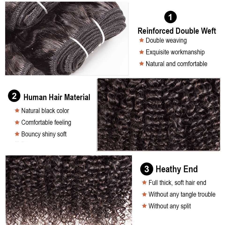 Jerry Curly Hair Weave 1 Bundle Color 4 Chocolate Brown Blac_虎窝淘