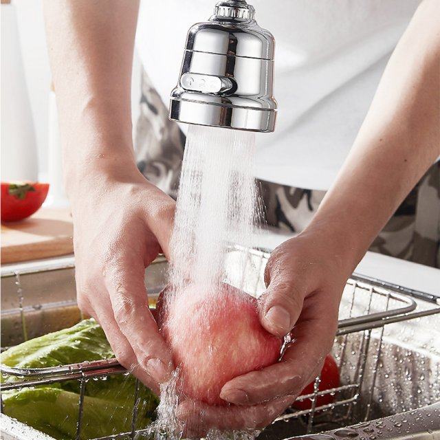 Faucet Aerator Shower Head Extender Kitchen ABS Stainless St