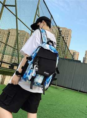 Cool Men's Backpack Letter School Backpacks Nylon rend Print