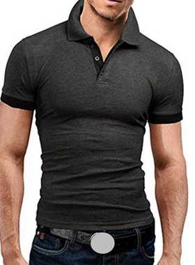 MRMT 2022 Brand New Men's T-shirt Lapel Casual Short-sle