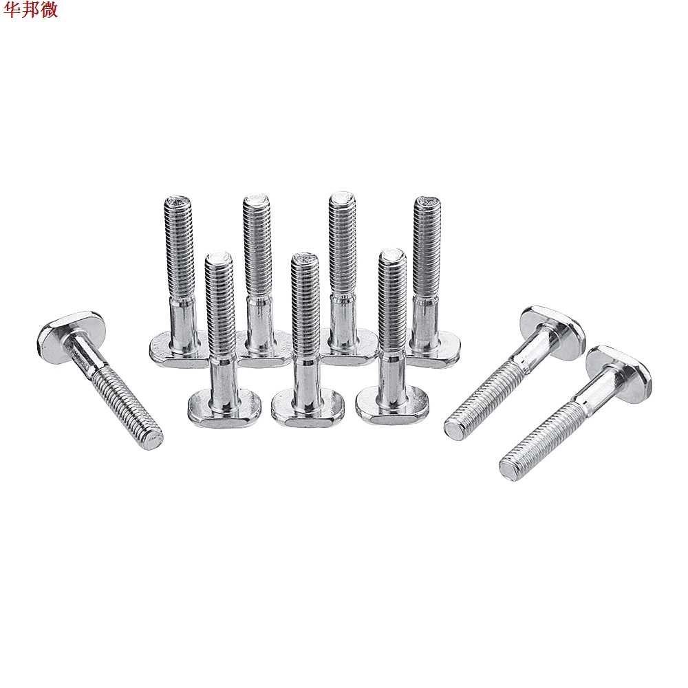 Machifit 10pcs M6x40mm T-Nut T Sliding Screws For 30 Series-图2