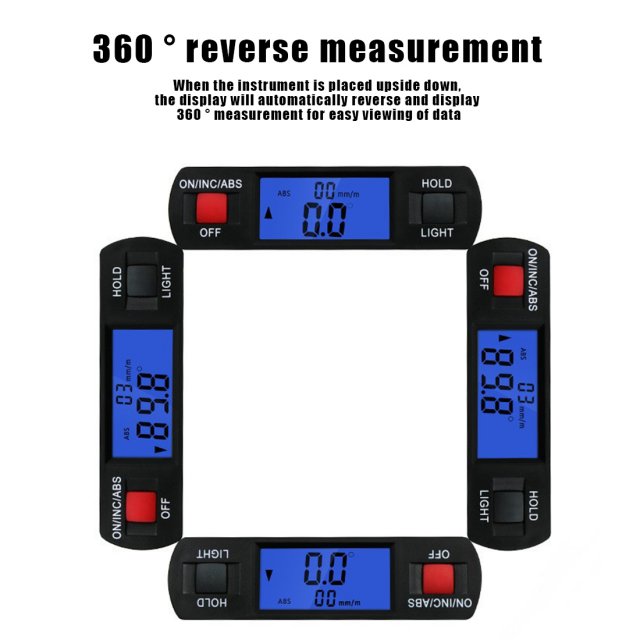 400mm Digital Inclinometer Protractor Electronic Spirit Leve - 图2