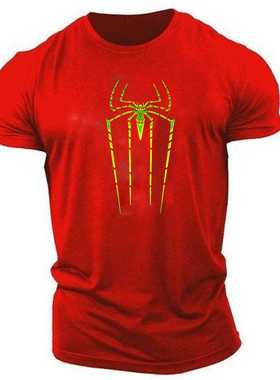 2022 Summer New Men's Fitness Short Sleeve T Shirt Sport Out