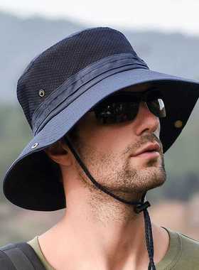 K1 Men	s Hat Panama Bucket Hat Outdoor Sun Protection