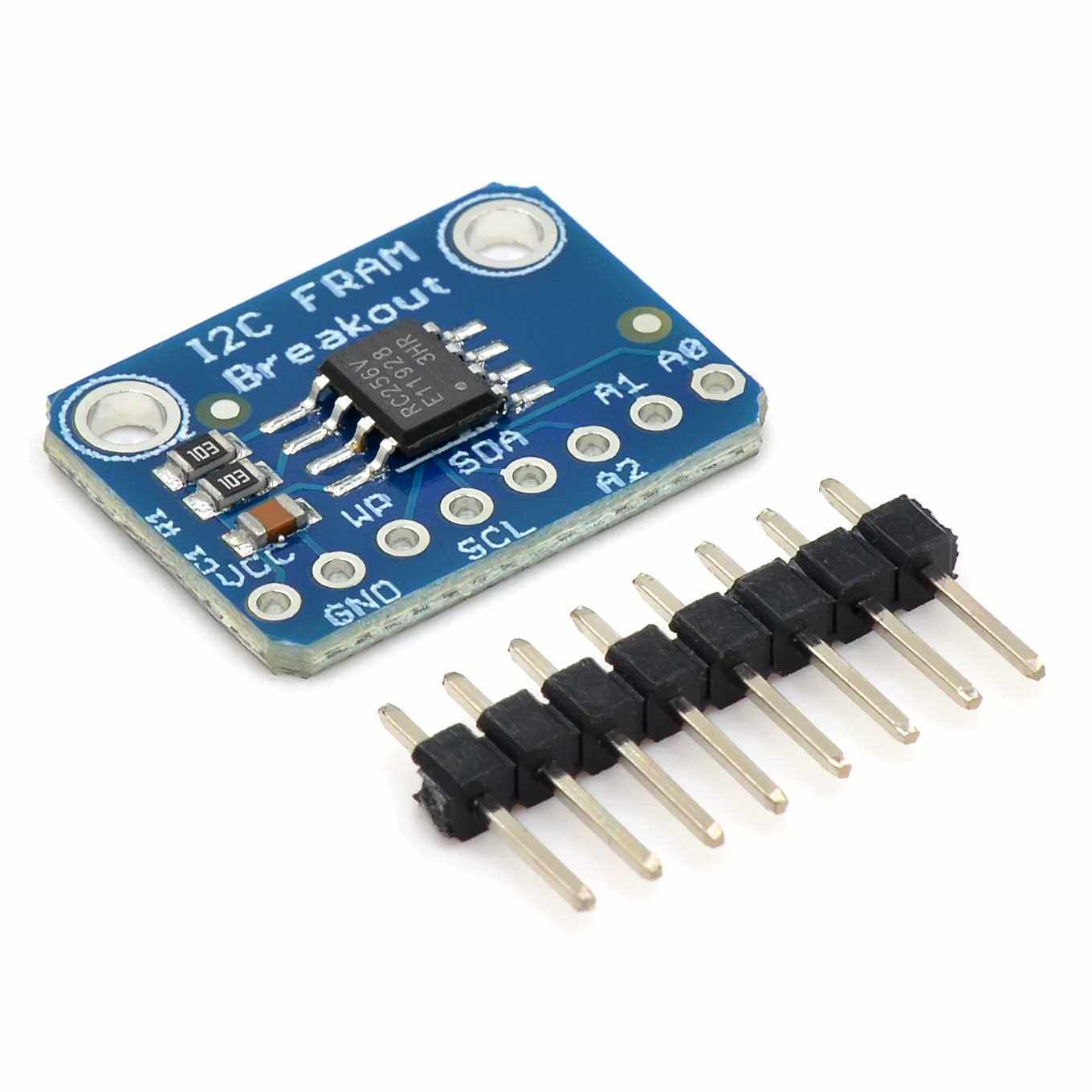 1Pcs I2C MB85RC256V FRAM Breakout Board - Non-Volatile Memory IC For IoT, Sensors, Wearables (2.7-5.5V)-1063686