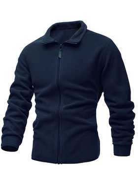 Men's Jacket Slim Double-Faced Fleece Tactical Sweater Casua
