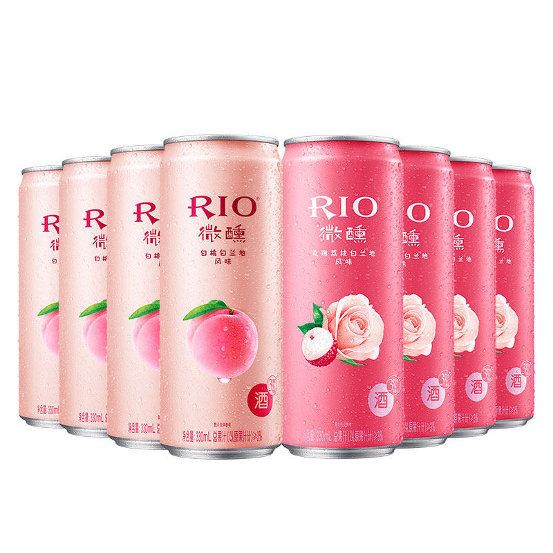 rio锐澳微醺预调鸡尾酒套装女士* 恒谦酒类预调鸡尾酒/Alcopop