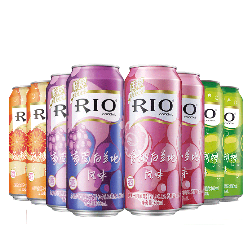 rio锐澳3.8度经典微醺套装洋酒* 恒谦酒类预调鸡尾酒/Alcopop