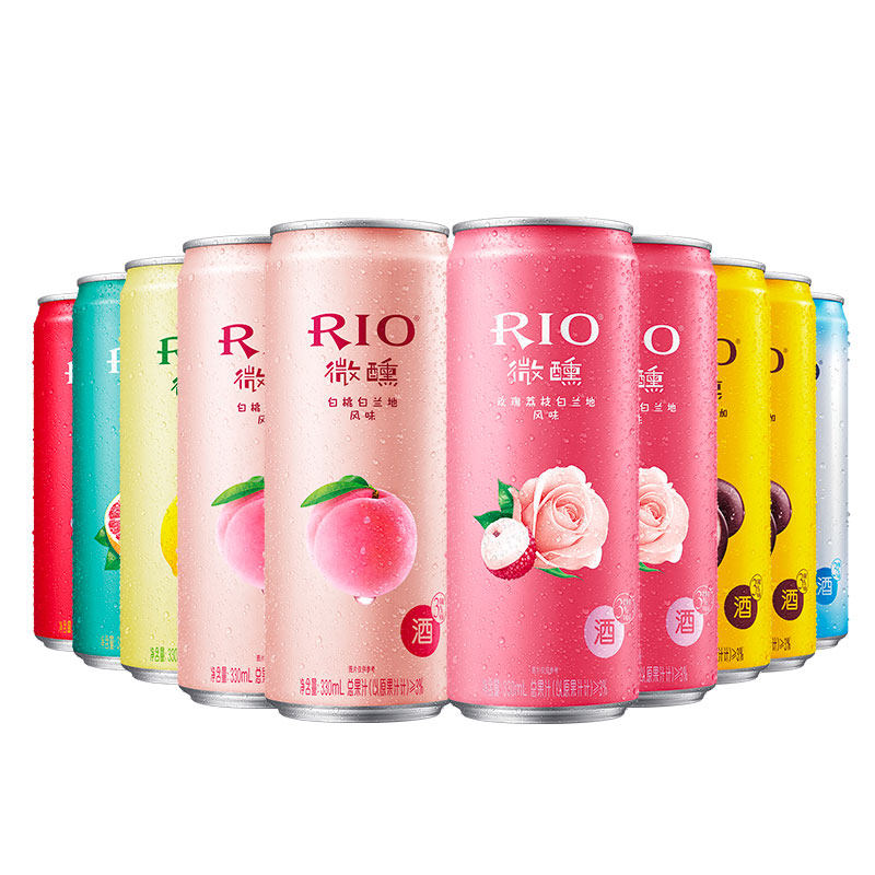 rio锐澳套装微醺全系列*10预调酒 恒谦酒类预调鸡尾酒/Alcopop