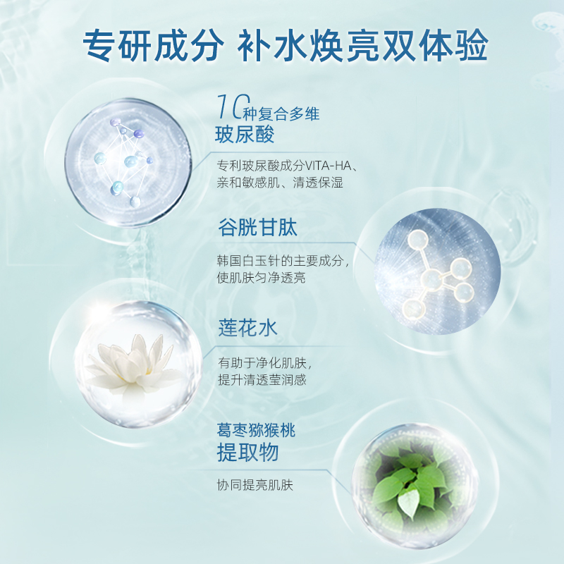 ahc小神仙ha水乳洗面奶套装男女 AHC海外面部护理套装