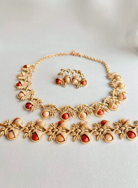 复古榛果小众设计百搭项链