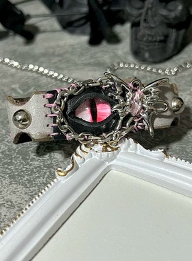 manjusaka 原创手作千禧小众亚文化个性甜酷辣妹蝴蝶朋克手环y2k