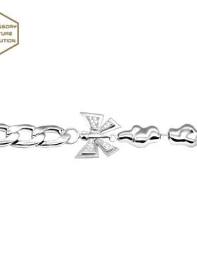 ace拼接ins潮风设计感蝴蝶异形珠