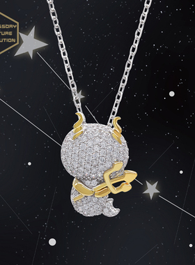 埃斯意acedrop925银ins吊坠锆石