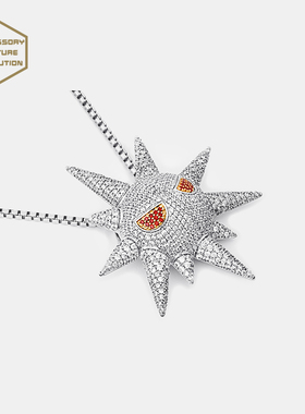 埃斯意galaxy925银怪物星球宝石