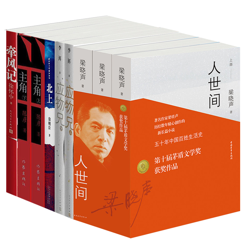 第十届茅盾文学奖获奖作品全9册人世间梁晓声主角陈彦应物兄李洱牵风记徐怀中北上徐则臣现当代文学散文随笔畅销书籍排行榜-图3