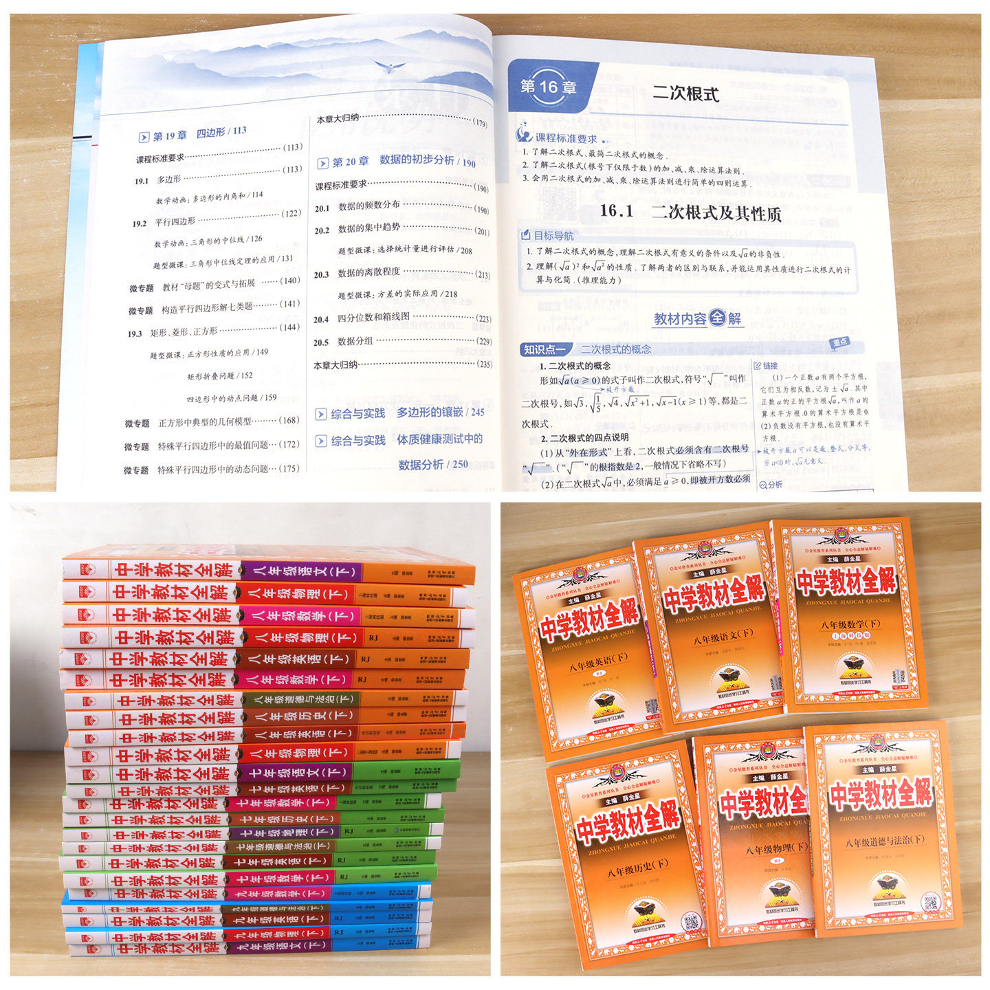 2025春薛金星中学教材全解七八九年级上下册语文数学英语物理化学政治历史生物地理人教沪科沪粤版初中一二三教材同步作文解读辅导