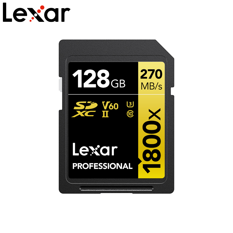 Lexar雷克沙v60SD卡128G单反1800X内存卡高速9SD存储尼康佳能索尼-图2