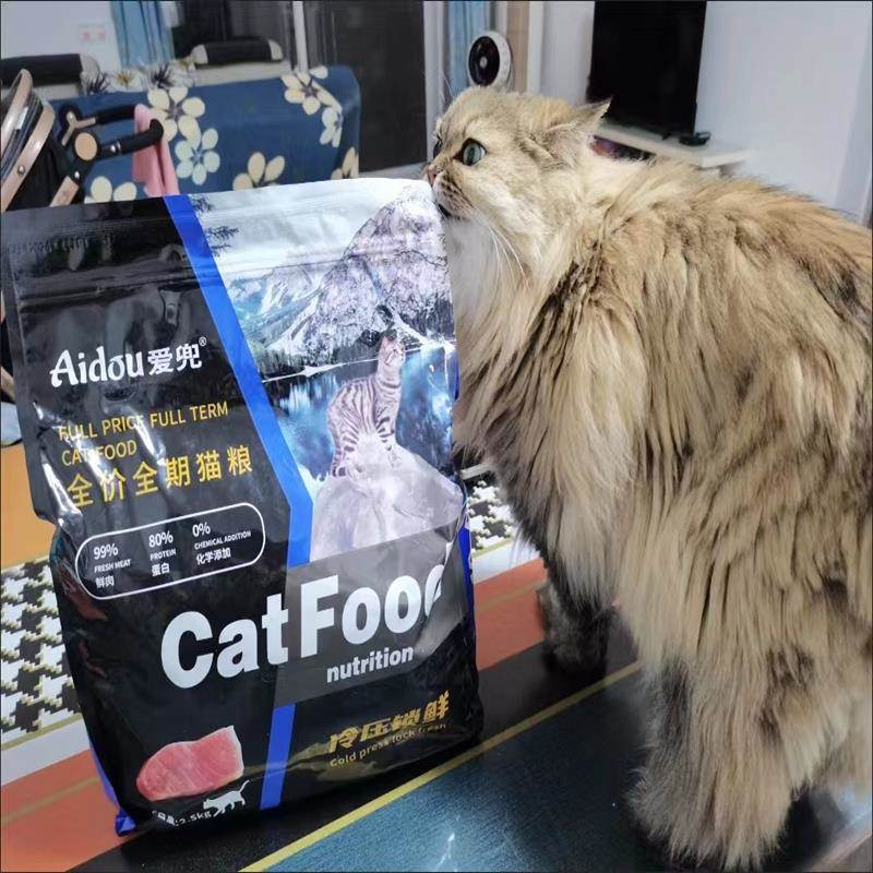 爱兜猫粮冻干猫粮增肥发腮幼猫成猫全阶段通用型营养猫主食10斤5 - 图1