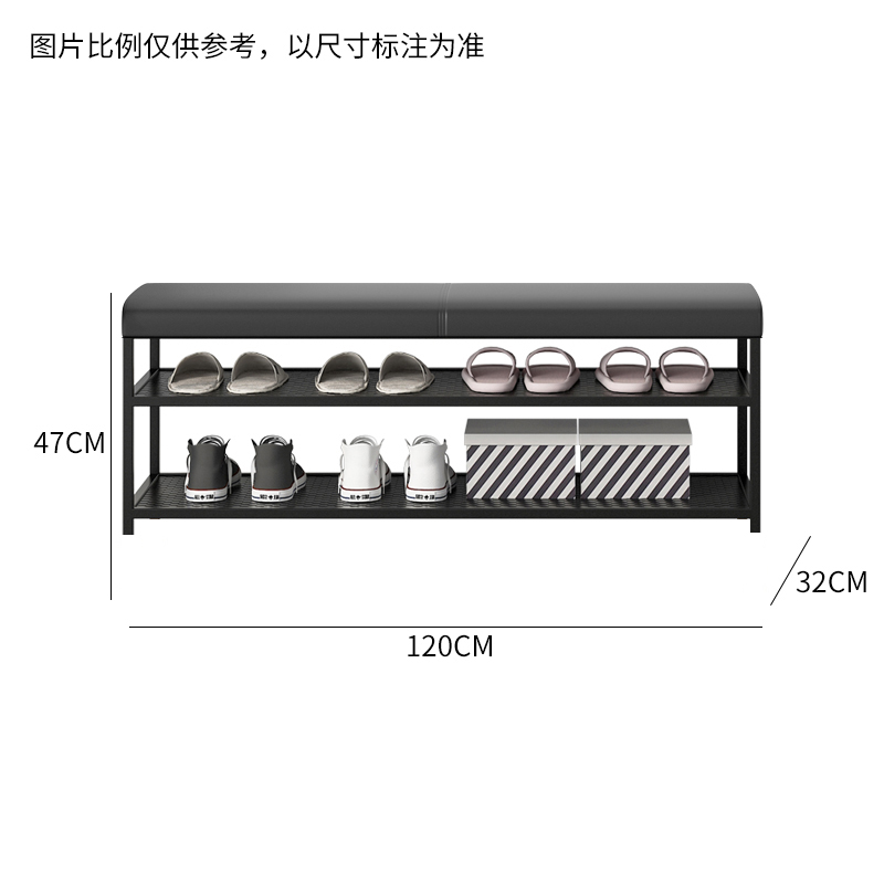 入户换鞋凳家用门口可坐式鞋柜坐凳一体简约创意穿鞋凳轻奢进门凳-图3