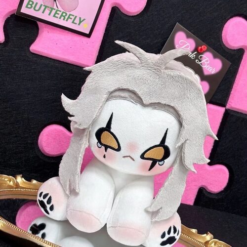 怪胎马戏团pierrot皮埃罗棉花娃娃20cm游戏同人周边可爱玩偶公仔 - 图1