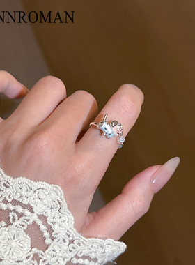 2026新款小狗造型戒指女