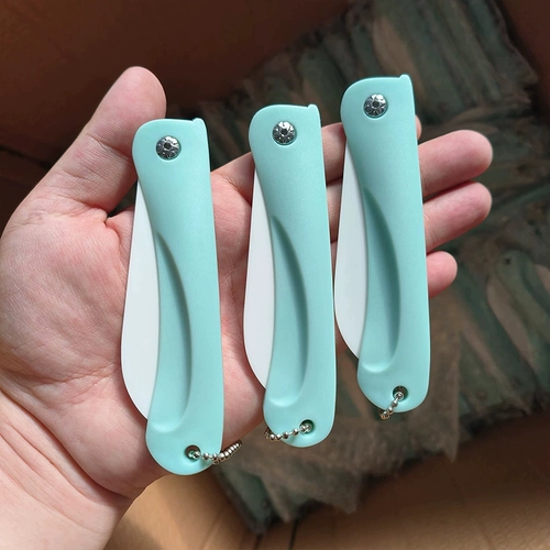 Apple, портативный переносной керамический складной нож для школьников для домашнего использования