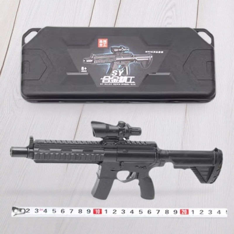sy合金精工枪儿童玩具软蛋枪CF合金AK47冲锋枪M16巴雷特步枪仿真8 - 图2