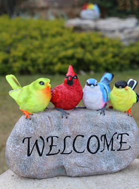 庭院户外农家园艺杂货树脂欢迎牌