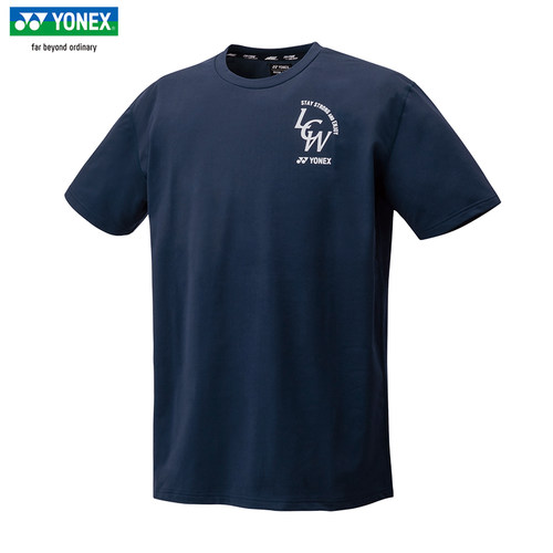 2025新款YONEX尤尼克斯羽毛球服短袖李宗伟同款速干运动T恤16751 - 图2