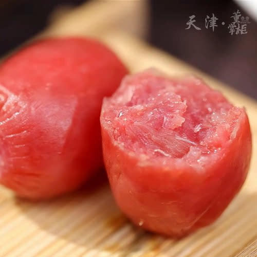 天津意来祥肉枣肠250g/袋约18个即食甜口鸡肉广味腊肠火锅麻辣烫 - 图1