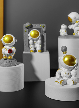 宇航员日记摆件家居饰品办公室桌面治愈小物件网红款创意生日礼物