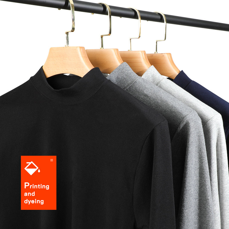 南极人男士保暖中高领纯棉棉毛衫 南极人宜商仁保暖套装