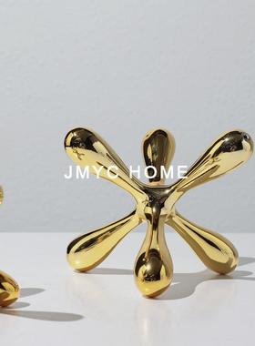 现代简约创意艺术细胞摆件家居样板间办公楼装饰品酒柜电视柜摆设