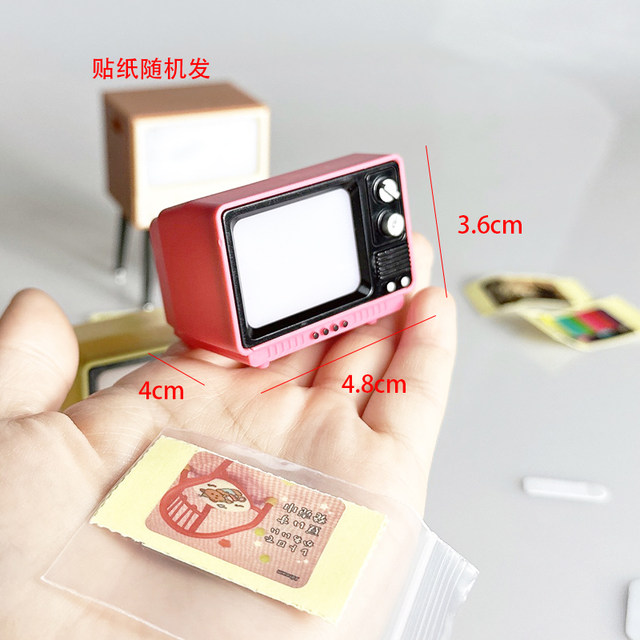 Mini retro simulation TV cabinet model