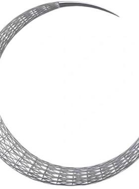 创意不锈钢镂空月亮雕塑定制售楼部水景户外园林景观装饰地标摆件