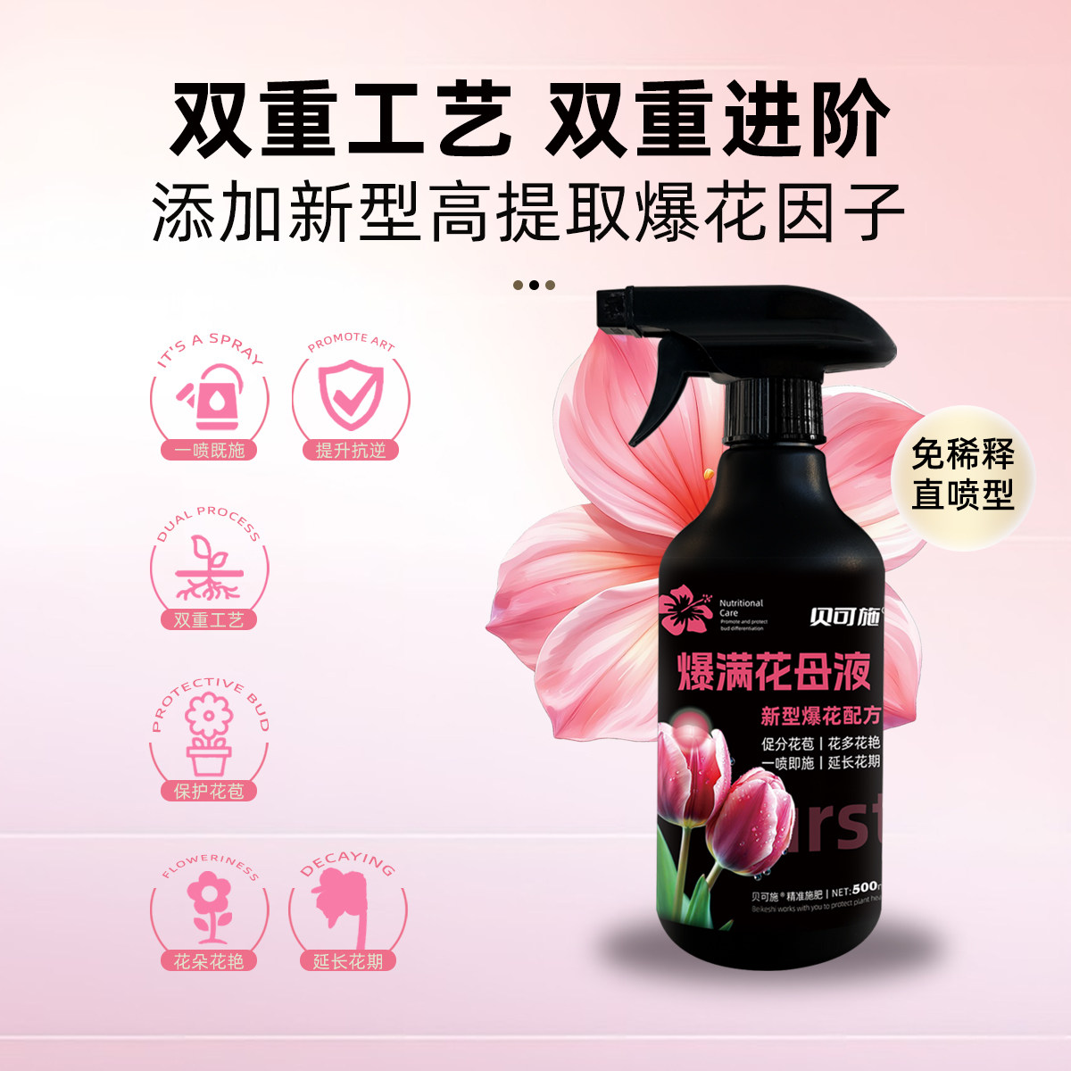 贝可施爆满花母液爆芽多芽促芽催芽分化叶插花植物多肉绿植营养液,淘宝优惠券,粉丝福利购,淘宝优惠卷