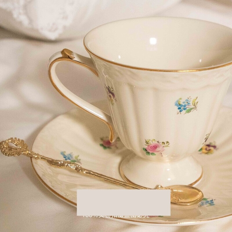 法式下午茶茶具套装高级感茶杯套装轻奢风北欧法式复古茶具小碎花