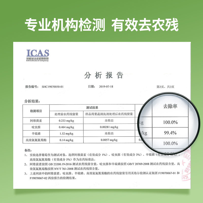 水果果蔬清洗剂去农残洗蔬菜清洁剂 almawin奶瓶果蔬清洗液