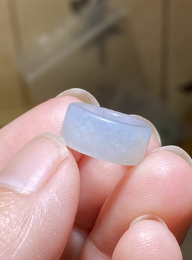 和田玉白青花籽料卡9直切宽版随型跑环复古风文玩珠串锁骨链挂饰